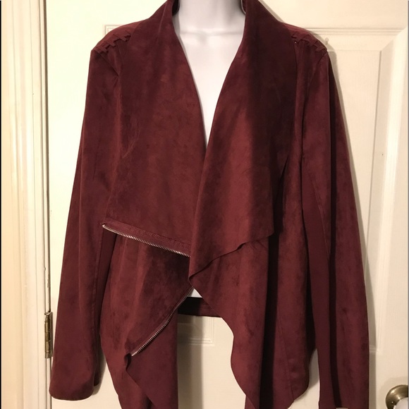 Vigoss Jackets & Blazers - NWT Vigoss  2x  Burgundy Jacket